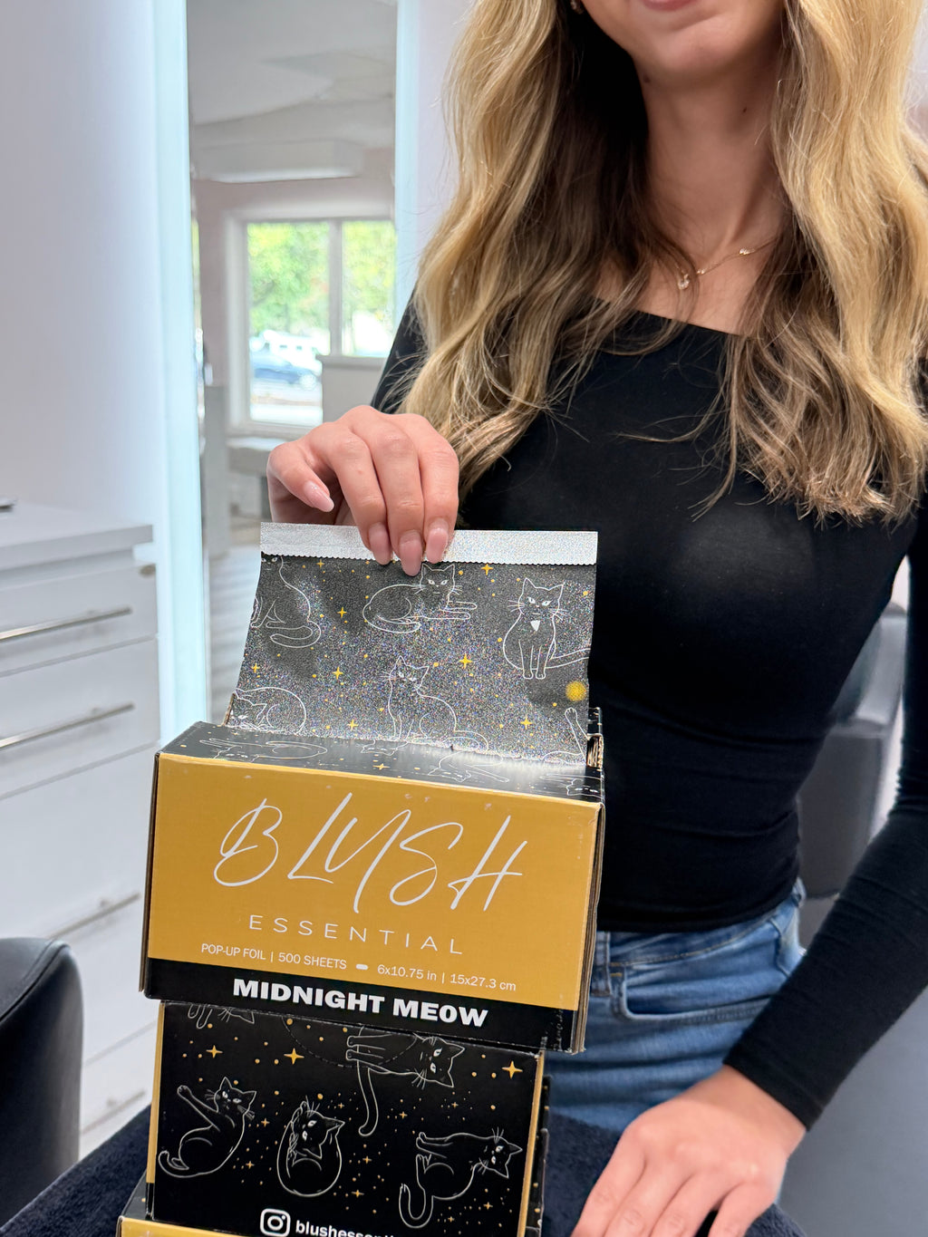 Midnight Meow Pop-Up Foils 6x10.75 in, 500 sheets