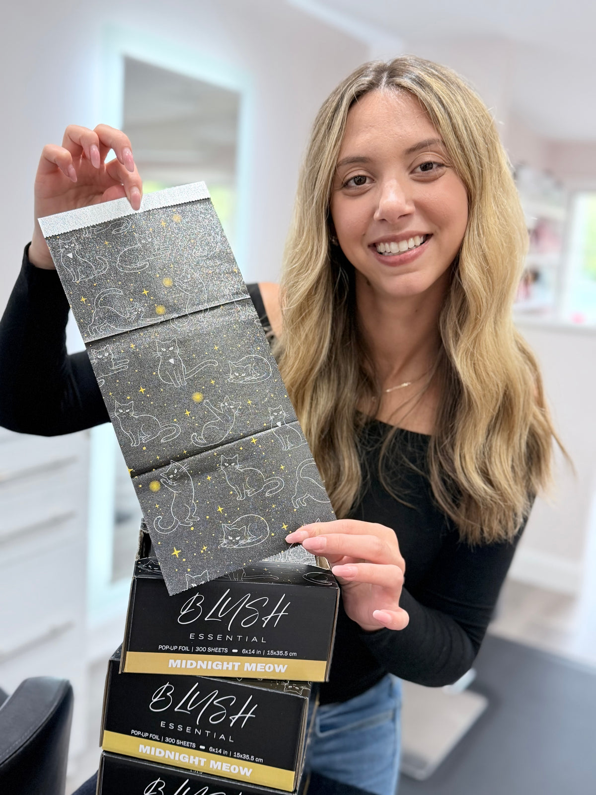 Midnight Meow Pop-Up Foils 6x14 in, 300 sheets