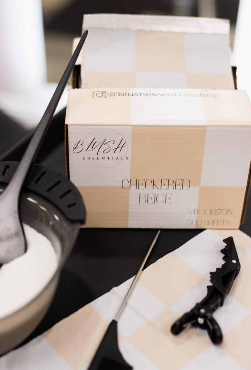 Checkered Beige Pop Up Foils image 1