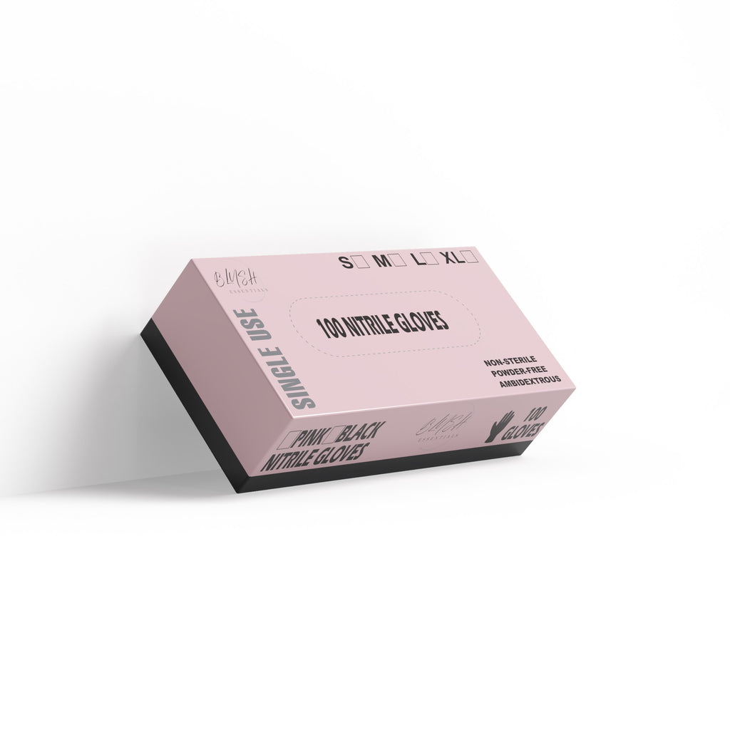 100 Nitrile Gloves (PINK) image 5