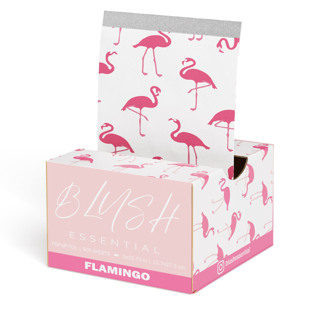 Flamingo Pop Up Foils 5x10.75 in, 500 sheets
