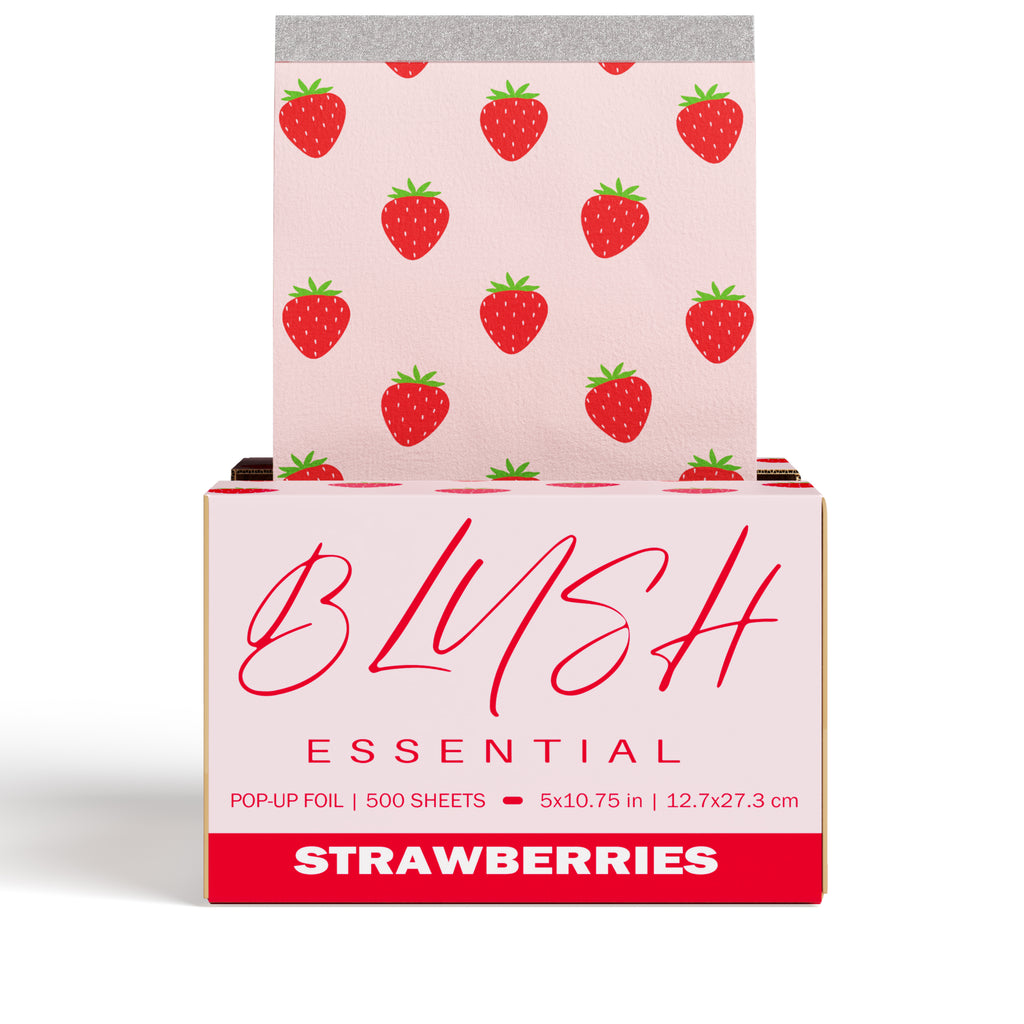 Strawberries Pop-Up Foils 5x10.75 in, 500 sheets