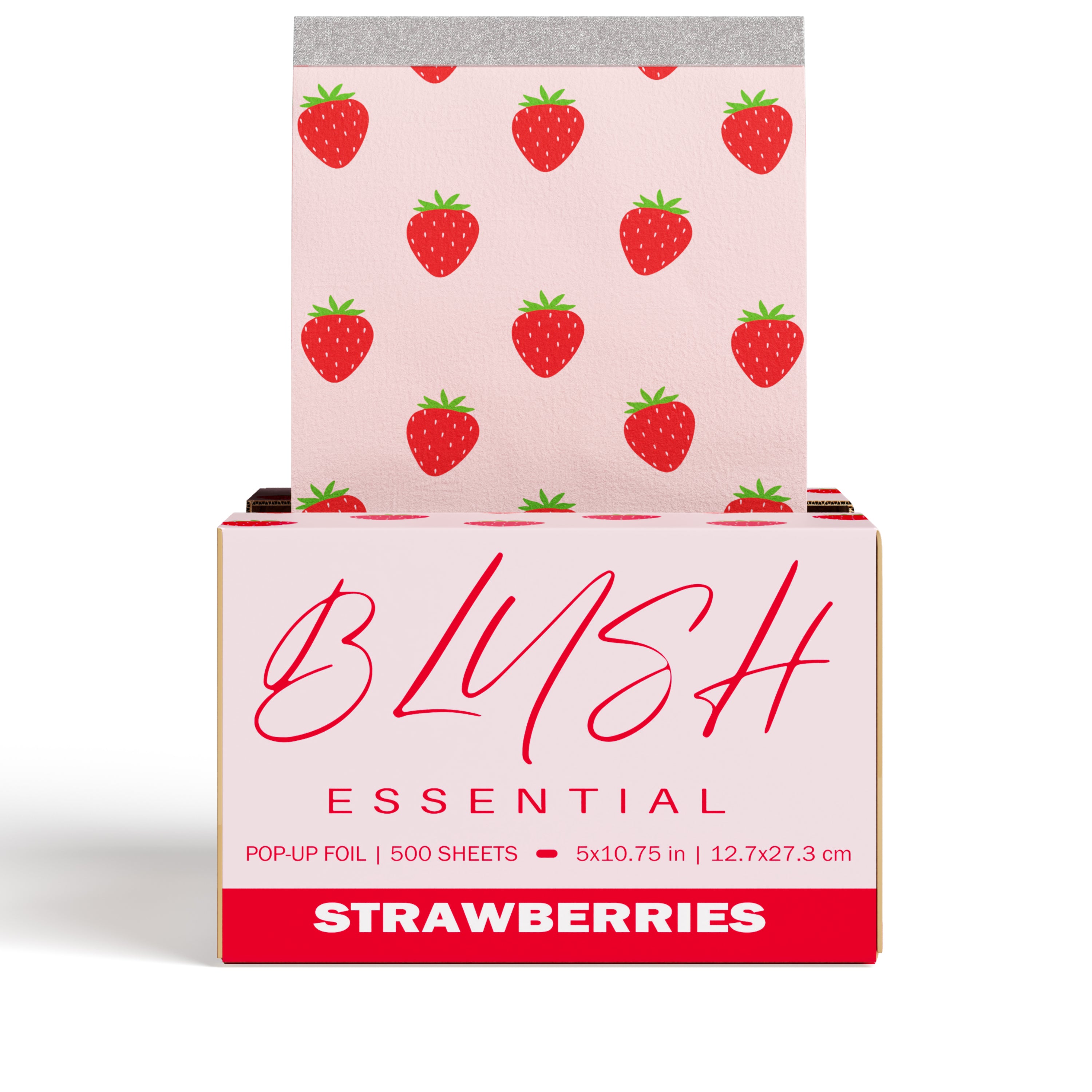 Strawberries Pop-Up Foils 5x10.75 in, 500 sheets