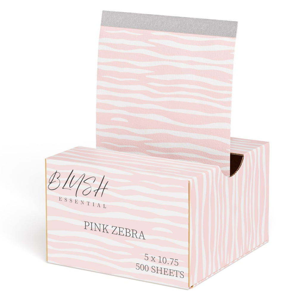 Pink Zebra Pop Up Foils 5x10.75 in, 500 sheets
