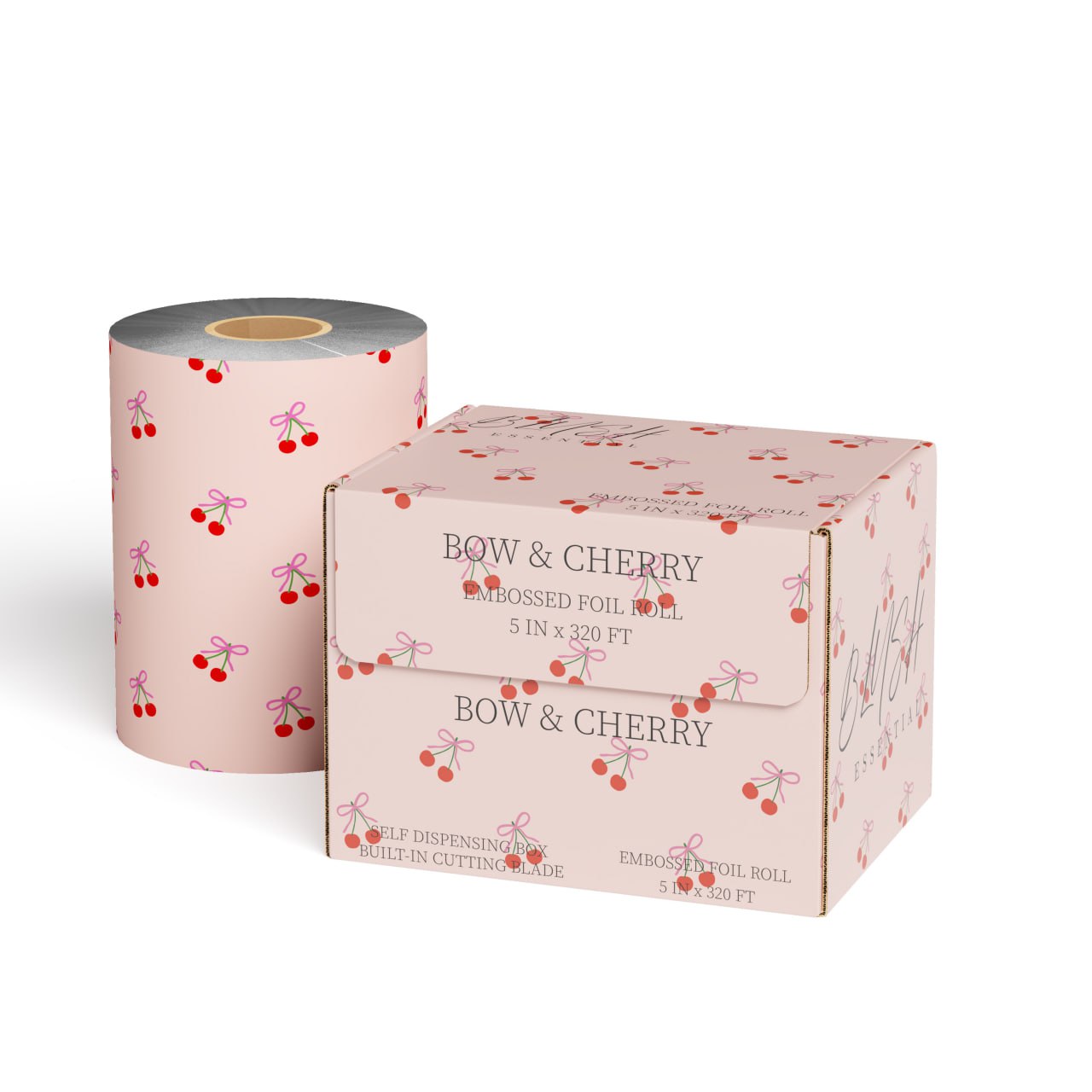 Bow & Cherry Foil Roll 5in x 320ft