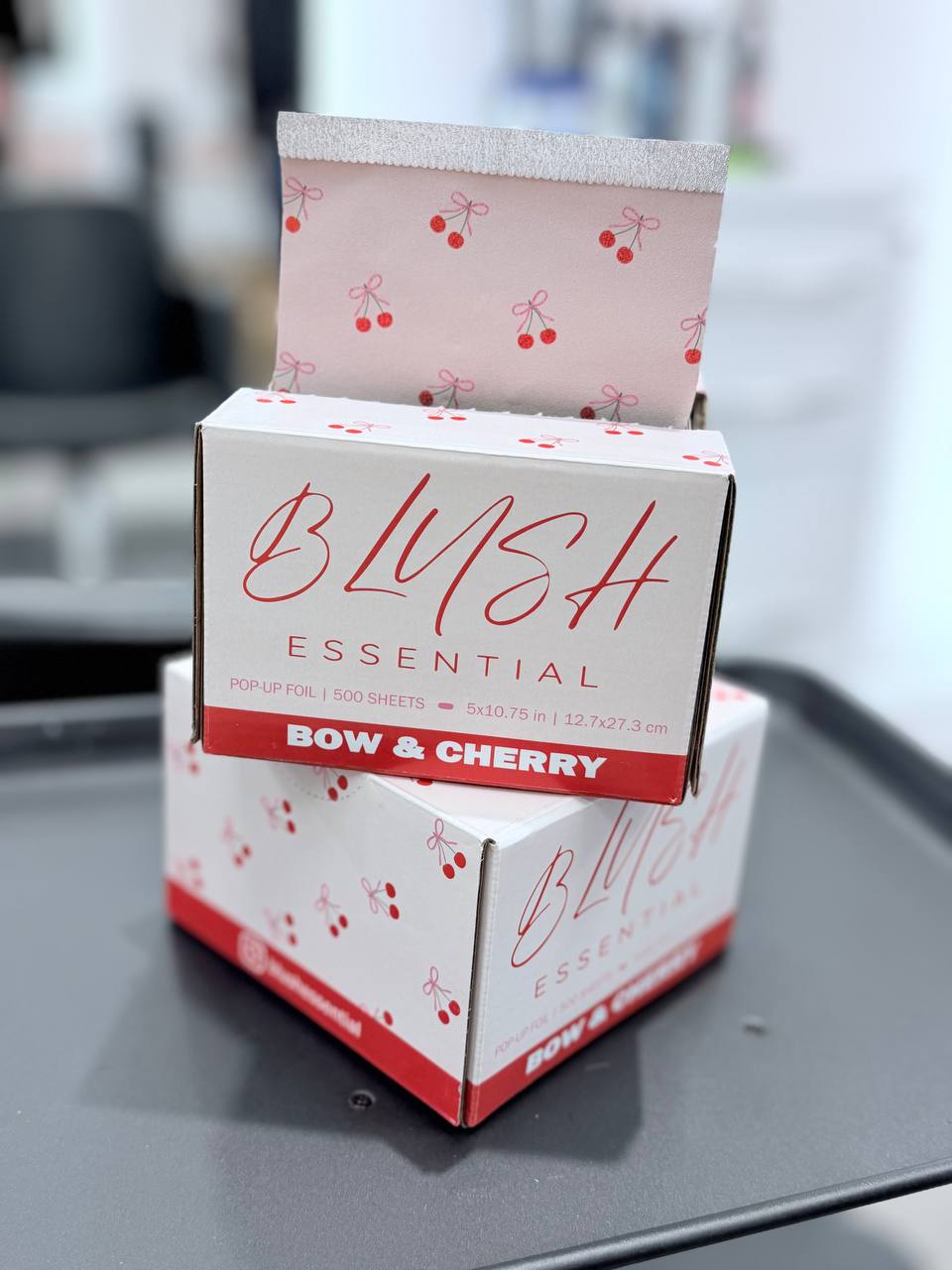 Bow & Cherry Pop Up Foils 5x10.75 in, 500 sheets