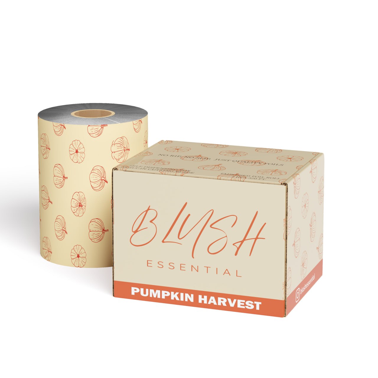Pumpkin Harvest Foil Roll 5in x 320ft