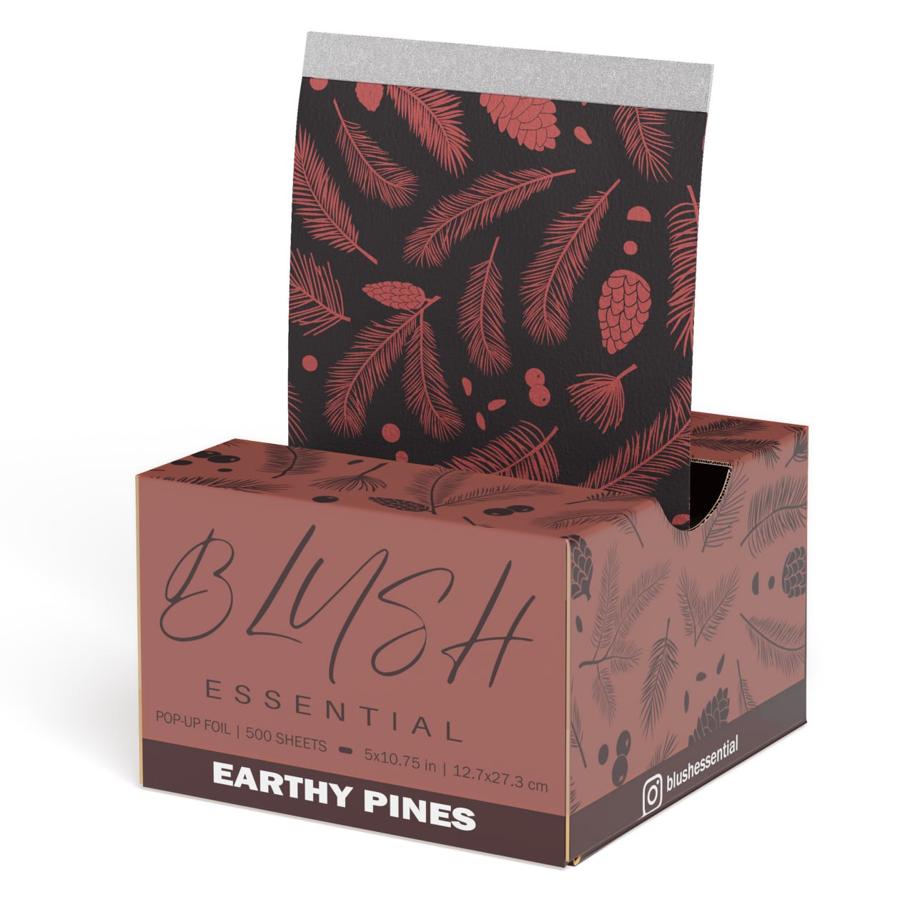 Earthy Pines Pop-Up Foils 5x10.75 in, 500 sheets