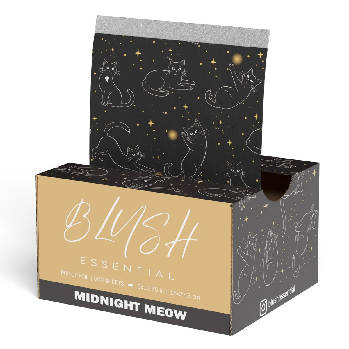 Midnight Meow Pop-Up Foils 6x10.75 in, 500 sheets