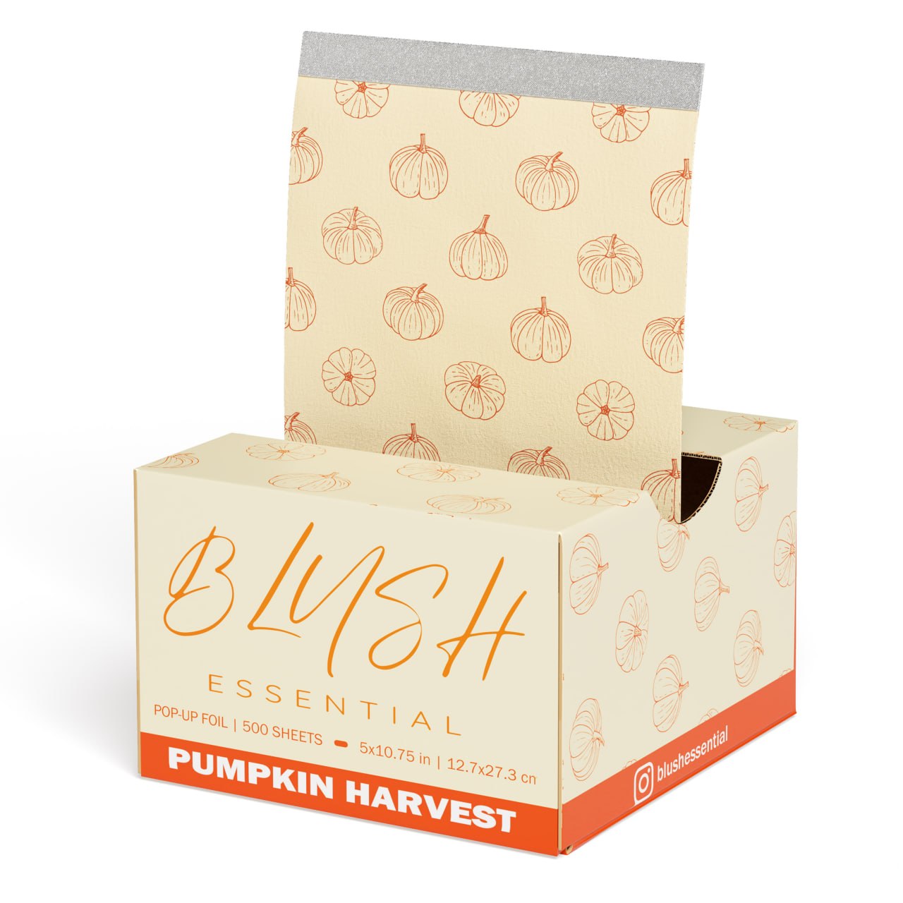 Pumpkin Harvest Pop-Up Foils 5x10.75 in, 500 sheets